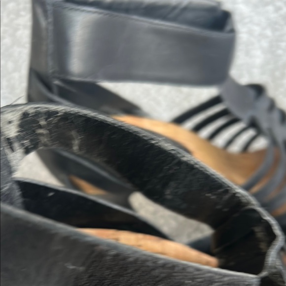 BCBGeneration Black Strappy High Heels - Picture 7 of 10